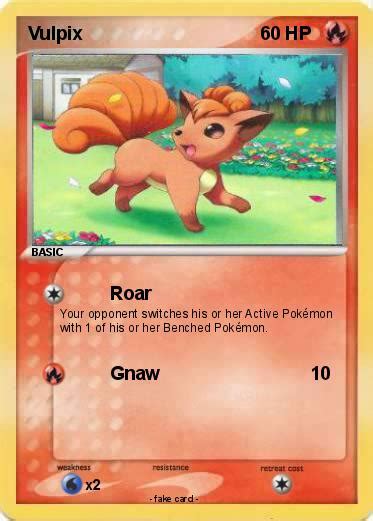 Pokémon Vulpix 309 309 - Roar - My Pokemon Card