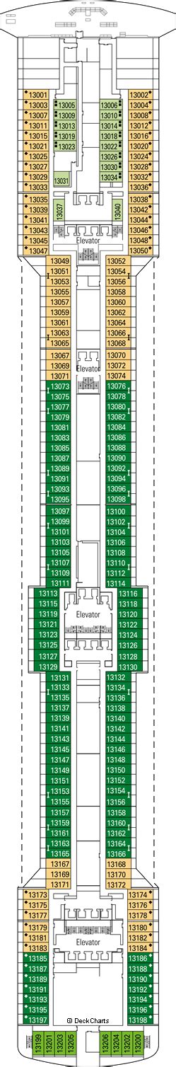 MSC Fantasia Deck Plans: Ship Layout, Staterooms & Map - Cruise Critic