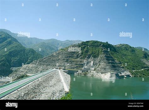 Tehri Dam reservoir Stock Photo - Alamy