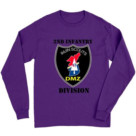 2nd infantry Division Text - 2nd Infantry Division Text Imjin - Long Sleeves sold by Brandon ...