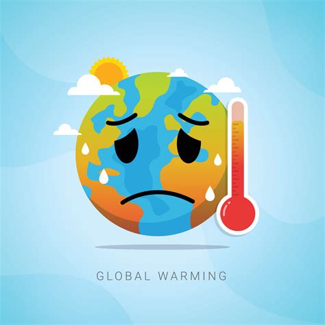 Global warming increase temperature earth with thermometer 3596273 ...