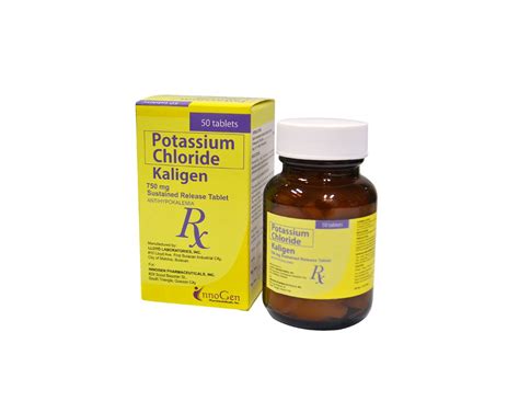 KALIGEN, Potassium Chloride 750mg 1 Sustained-Release Tablet ...