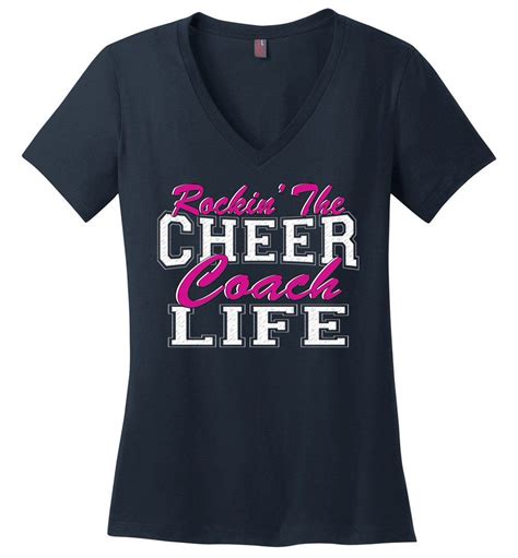 Rockin' The Cheer Coach Life Cheer Coach Shirts.The perfect treat or ...