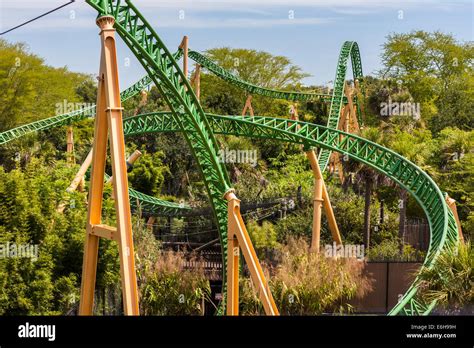 Cheetah Hunt roller coaster at Busch Gardens Tampa Bay in Tampa ...