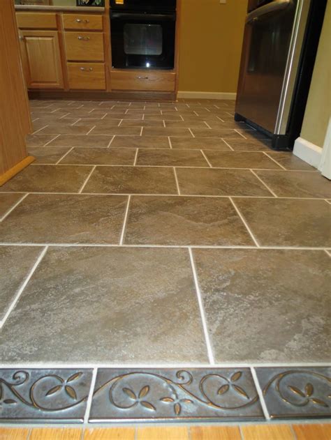 Grey images modern designs kajaria vinyl tile kitchen white grout | Kitchen tiles design, Floor ...