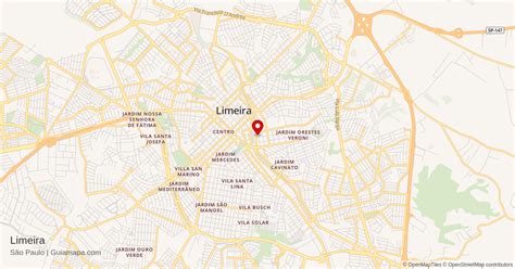 Mapa de Limeira - São Paulo - Guiamapa.com