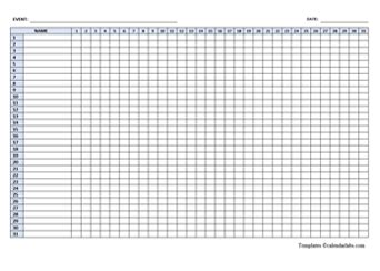 Weekly Attendance Sheet Printable - Free Printable Templates