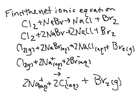 Writing Net Ionic Equations for Single Replacement Reactions | Science | ShowMe