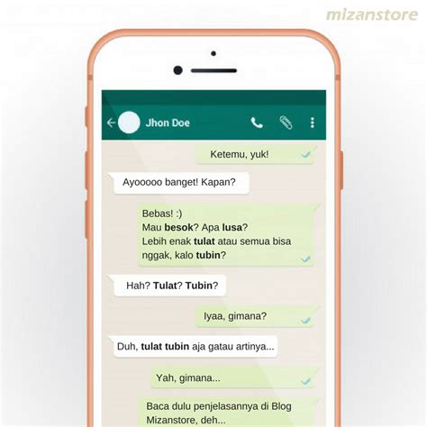 Mau Ketemu Besok, Lusa, Tulat, atau Tubin? - Mizanstore Blog