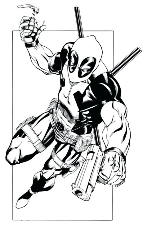 Lego Deadpool Coloring Pages at GetColorings.com | Free printable colorings pages to print and color