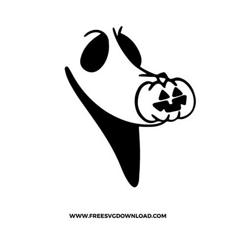 Zero Face SVG & PNG Free Nightmare Before Christmas | Free SVG Download