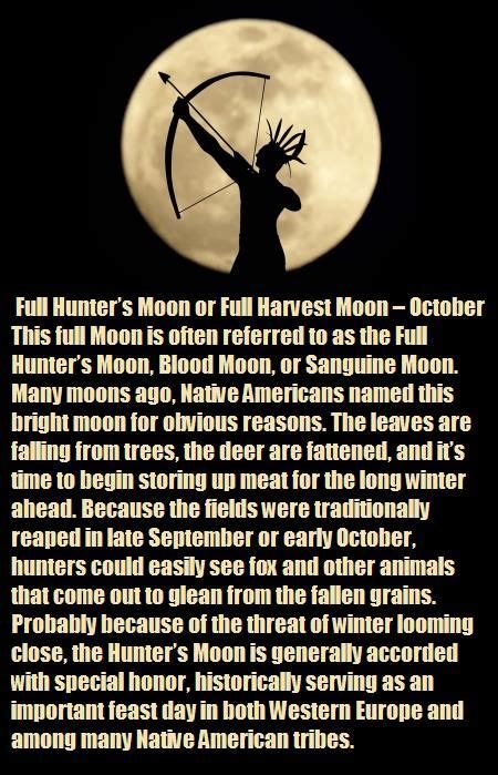 Pin by Mystic Hippy on Hunter's Moon | Moon calendar, Harvest moon ...