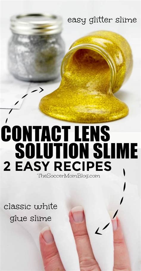 How to Make Slime with Contact Solution - 2 Easy Ways!