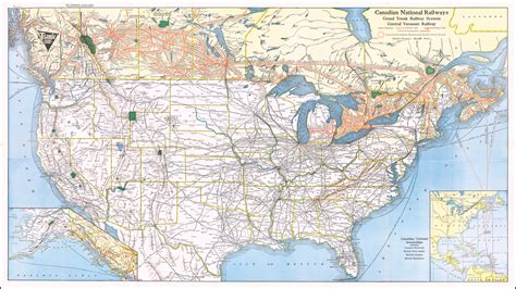 Rail Map Of Canada