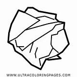 Crumpled Paper Coloring Pages For Kids  Free sketch template