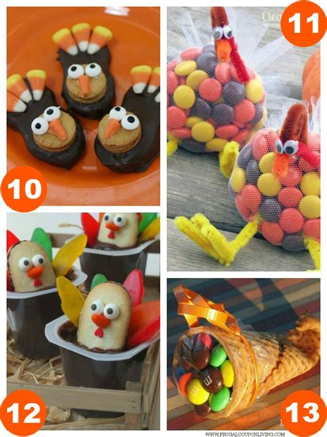 31 Thanksgiving Kids Food Craft Ideas