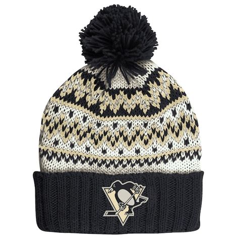 Women's Pittsburgh Penguins CCM Black Cuffed Current Knit Hat - Shop ...