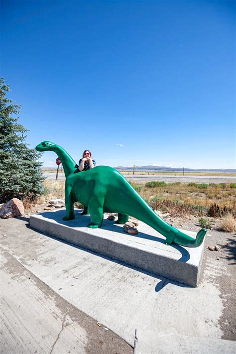 Sinclair Gas Station Dinosaur in Sinclair, Wyoming