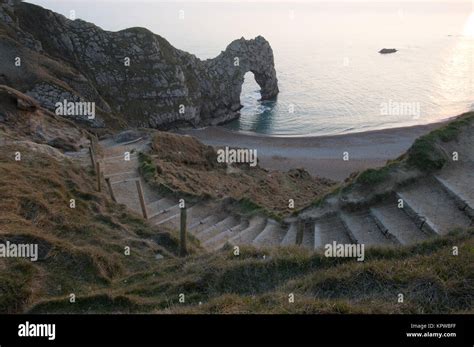 Durdle Door Before Sunset Stock Photo - Alamy