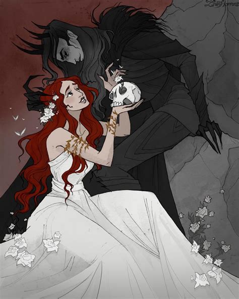 Persephone and hades fanart - ebsalo