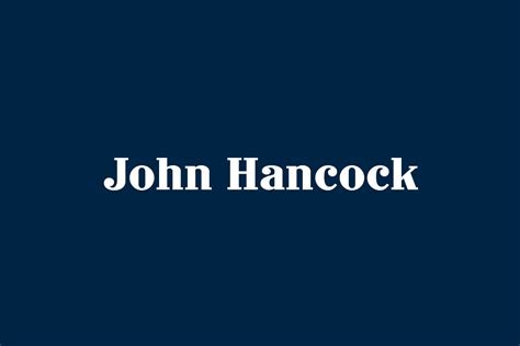 John Hancock | Fonts Shmonts