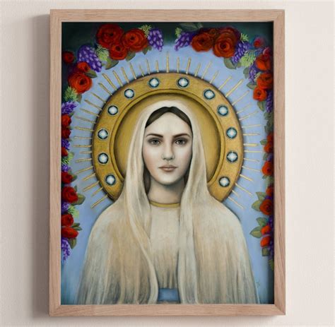 The Immaculate Conception Art Print Virgin Mary Art Catholic Art, Catholic Gift, Catholic Gift ...