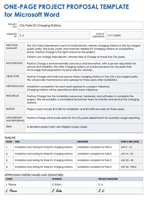 Free Microsoft Word Project Proposal Templates | Smartsheet