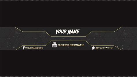 Youtube Banner Vorlage