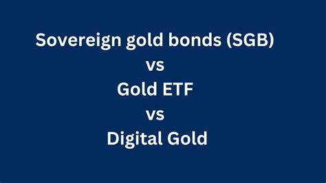 Market Pulse | Sovereign gold bonds (SGB) vs Gold ETF vs Digital Gold - Where should you invest