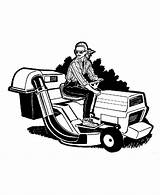 Lawn Mower Coloring Page sketch template