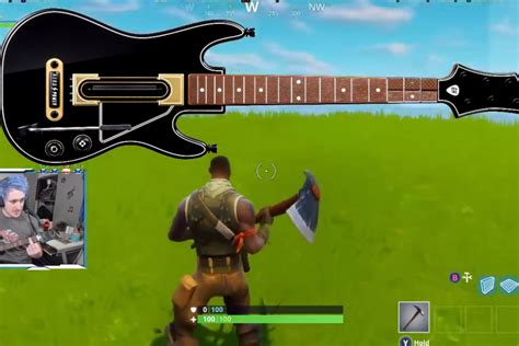 Fortnite: un jugador utiliza la guitarra de Guitar Hero para jugar y lo ...