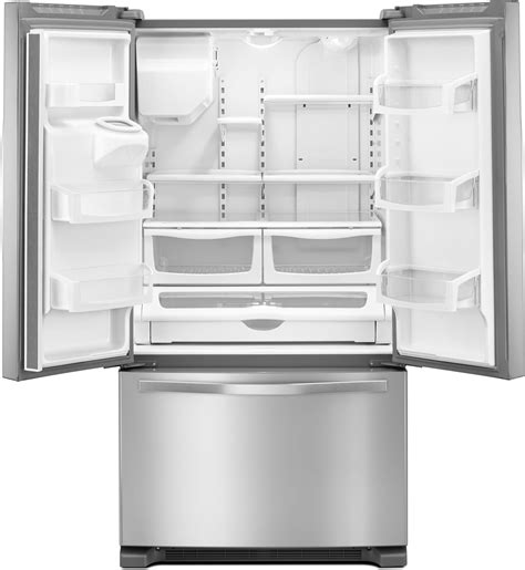 Whirlpool WRF555SDFZ 36 Inch French Door Refrigerator with 25 Cu. Ft ...