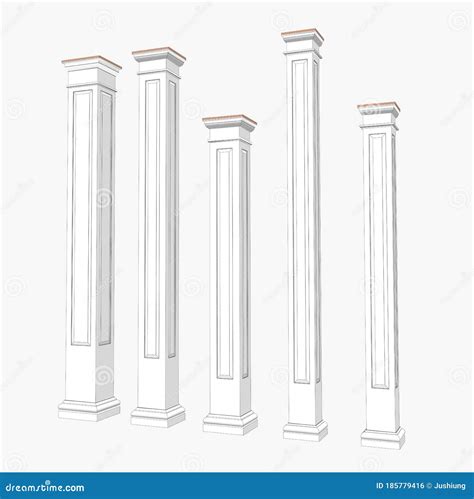 Architecture Columns Details Vector Image,architectural Decoration ...