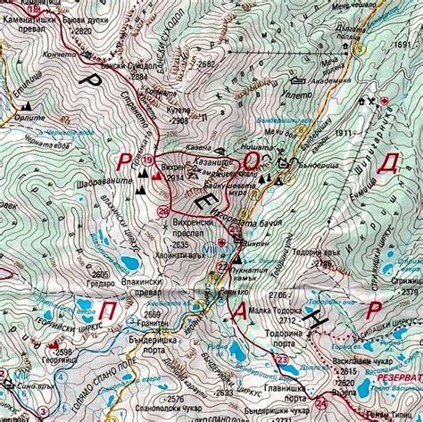 Map of Pirin , NW part of... : Photos, Diagrams & Topos : SummitPost