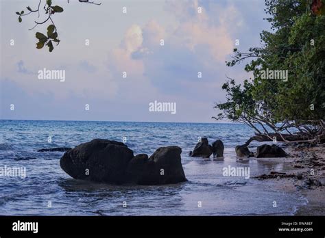 Breathing taking view of Radha Nagar beach in Havelock Island,Andaman Stock Photo - Alamy