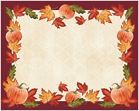 Thanksgiving Paper Placemats | Thanksgiving Wikii