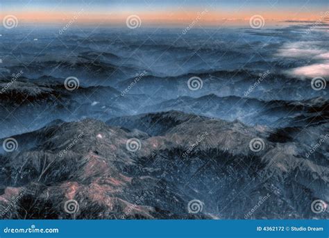 Himalayas aerial view stock photo. Image of himalayas - 4362172