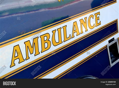 Ambulance Signage On Image & Photo (Free Trial) | Bigstock