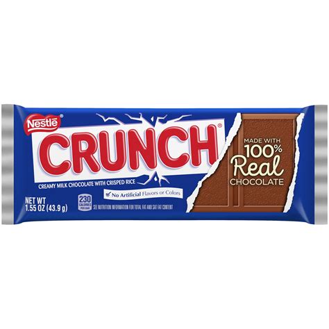 Crunch Chocolate Bars, Halloween Candy, Full Size, 1.55 oz - Walmart.com