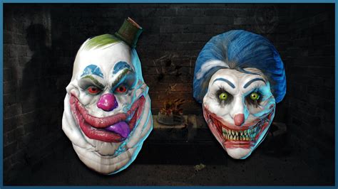 Payday 2: NEW Clown Masks (Coulrophobia/Day 8) - YouTube