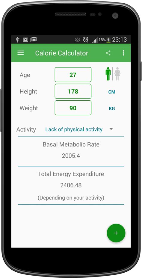 Calorie Calculator for Android - Download