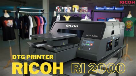 Meet RICOH DTG Printer - Ri 2000 | RICOH DTG - YouTube