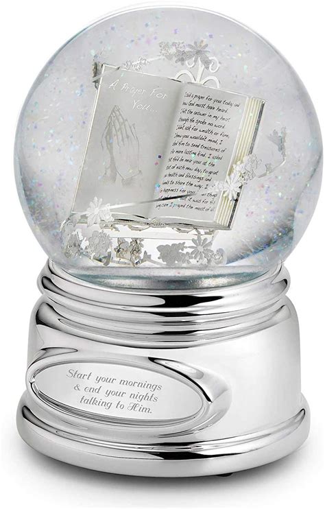 Shop Things Remembered Personalized Praying H at Artsy Sister. | Snow globes, Musical snow ...