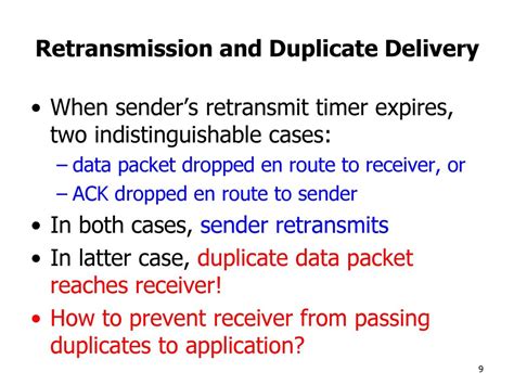 Reliable Transport I: Concepts - ppt download