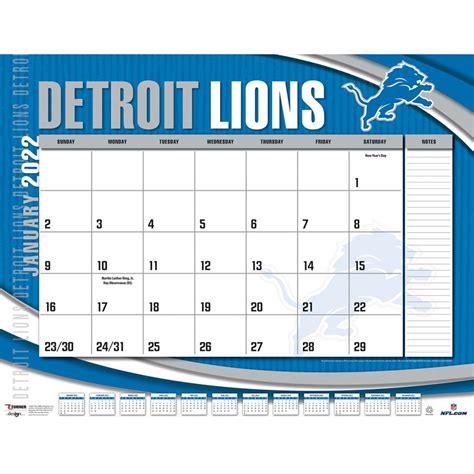 Detroit Lions Schedule 2022 - a2022b