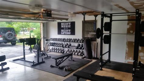 Converted Garage Home Gym | Gym room at home, Home gym decor, Home gym ...