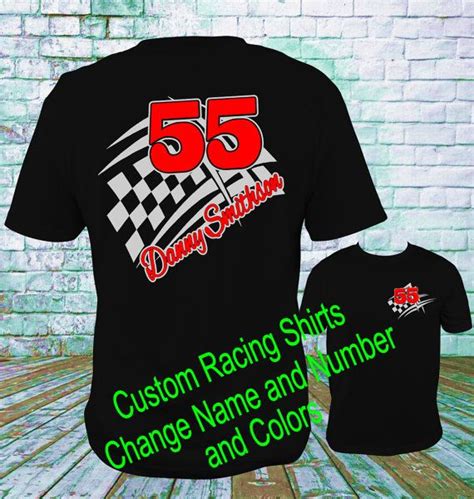 Custom Personalized Racing Shirts Design 1 | Racing shirts, Custom shirts, Shirt designs