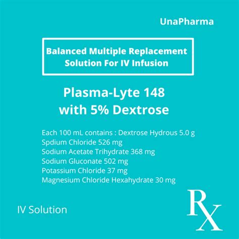 PLASMA-LYTE 148 Balanced Multiple Maintenance Solution / 5.0% Dextrose Solution for IV Solution ...