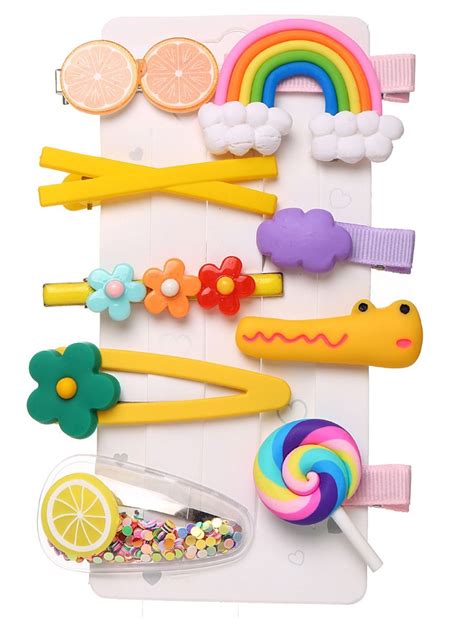 Wholesale 9-Pack Toddler Girl Lovely Hair Clips 2008076