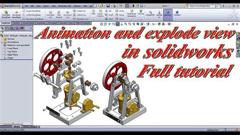 Full tutorial about animation and exploded view solidworks simulation. Solidworks Tutorial ...